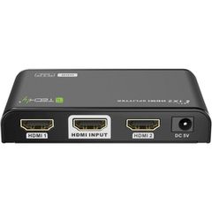 Techly HDMI2-4K2HDR HDMI v2.0 Splitter 4K 2ways HDR