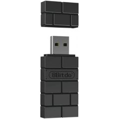 8Bitdo Wireless USB Adapter 2 για PC / Xbox One / Switch / PS5 / Android / iOS σε Μαύρο χρώμα