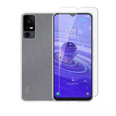 Vivid Set Back Cover Σιλικόνης / Tempered Glass Σετ με Τζαμάκι Μαύρο (iPhone 15 Pro) VIGELLY397GLASSBK 5205089133198