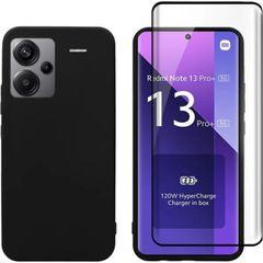 Vivid Set Matte Back Cover Tempered Glass Σετ με Τζαμάκι Μαύρο (Redmi Note 13 Pro+) VIMAT353GLASS3DBK 5205089139923