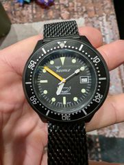 Squale 1521 PVD Black mesh-thumb-2