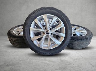 Μεταχειρισμένες ζάντες αλουμινίου Skoda 6.5Jx16" 5x112 ET46-thumb-1