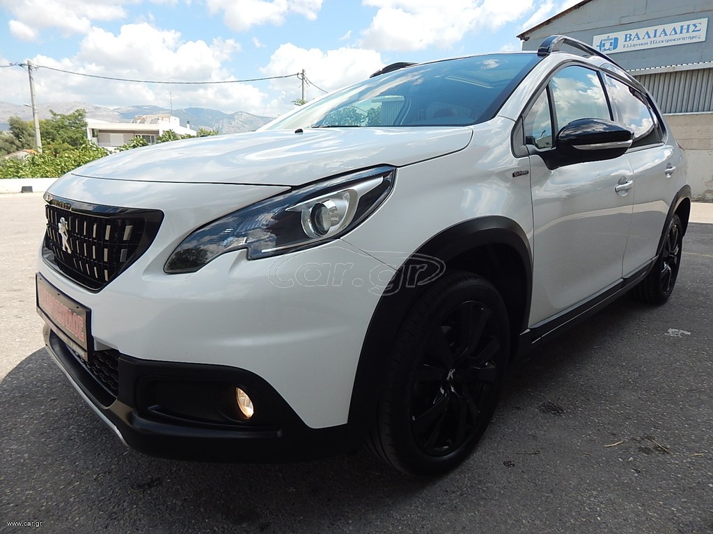 Peugeot 2008 2018 GT LINE*ΠΑΝΟΡΑΜΑ*NAVI*CAMERA*CLIMA*ΔΕΡΜΑ*TURBO* 110HP*
