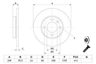 FTE BS1046 - Brake Disc-thumb-4