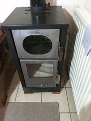 AGORASTOS ΣΑ 230 Σόμπα Ξύλου από Ατσάλι με Φούρνο
