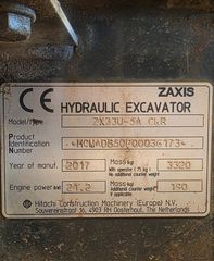 Εκσκαφέας Με Ερπύστριες Hitachi 2017 ΖΧ33U-thumb-13