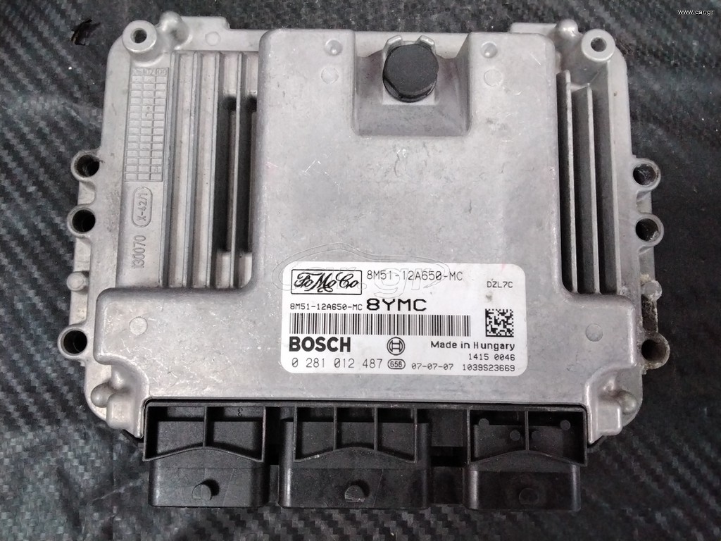 FORD FOCUS 1.6 TDCI ΕΓΚΕΦΑΛΟΣ BOSCH 0 281 012 487,8M51-12A650-MC,DZL7C