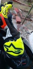 Alpinestars Supertech Black / Yellow Fluo / Red (Large)-thumb-5