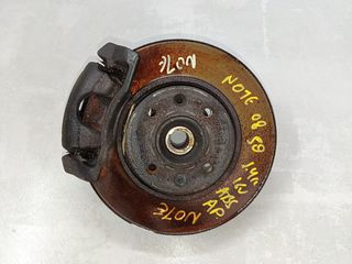 NISSAN NOTE '08 1.4 16V (5Θ) ΑΚΡΑΞΟΝΙΟ ΕΜΠΡΟΣ ΑΡΙΣΤΕΡΟ,ΜΕ ABS (K)