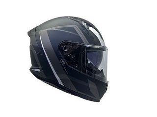 Faseed 910 Matt Black Grey Κράνος Μηχανής Full Face ECE 22.06 1500gr με Sunvisor-thumb-1