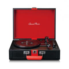 LENCO CLASSIC PHONO TT-110BKRD-thumb-1
