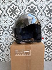 Vespa Helmet grey/orange