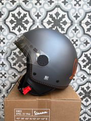 Vespa Helmet grey/orange-thumb-3