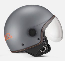 Vespa Helmet grey/orange-thumb-9