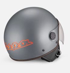 Vespa Helmet grey/orange-thumb-10
