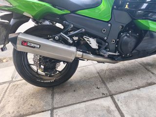 ZZR 1400 GEN 2 ΟΛΟΣΟΜΗ ΜΕ ΤΕΛΙΚΑ SCORPION TITANIUM"-thumb-1