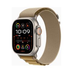 Apple Watch Ultra 2 (Series 9 2023) Gps +Cellular 49mm Titanium Case me Alpine Loop M Tan EU