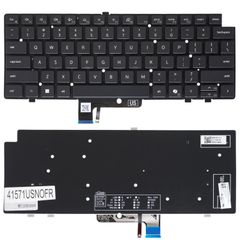 Πληκτρολόγιο - Laptop Keyboard για Dell Latitude 7340 7430 7440 P174G P174G001 P174G002 7640 0H3DHT H3DHT SG-B8410-XUA 0TRN4T CN-0TRN4T US Nο Frame Black ( Κωδ.41571USNOFR )
