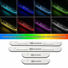 Kia Logo Φωτιζόμενα Μαρσπιέ Πόρτας (4τμχ) Dynamic Ambient Light 11 εφέ Φωτισμού ασύρματη εγκατάσταση