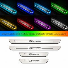 Hyundai Logo Φωτιζόμενα Μαρσπιέ Πόρτας (4τμχ) Dynamic Ambient Light 11 εφέ Φωτισμού ασύρματη εγκατάσταση