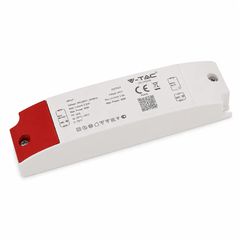 VTAC – Πλαστικό Τροφοδοτικό 36W 12V 3A με 1 Έξοδο IP44 Λευκό – SKU: 24268