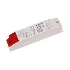 VTAC – Πλαστικό Τροφοδοτικό 36W 24V 1.5A Με 1 Έξοδο Λευκό IP44 – SKU: 24249