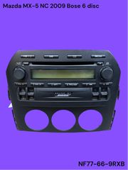 MAZDA MX-5 NC 2006-2014 ΜΕΤΑΧΕΙΡΙΣΜΕΝΑ ΑΝΤΑΛΛΑΚΤΙΚΑ ( κεντρική μονάδα ηχοσυστήματος Bose Radio - cd changer 6 disc ( πηγή ) με κωδικό NF77-66-9RXB )
