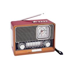 Επαναφορτιζόμενο ραδιόφωνο Retro - ΕK105 - 830128 - Red