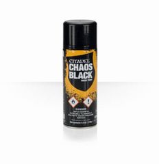 Games Workshop - Citadel Chaos Black Spray (400ml) 62-02