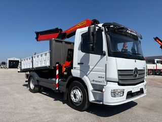 Ανατροπή + Γερανός Mercedes-Benz 2017 Atego 1624 **Λεβγιές** + Palfinger PK18002EH C 2014-thumb-1