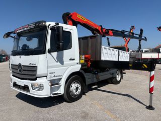 Ανατροπή + Γερανός Mercedes-Benz 2017 Atego 1624 **Λεβγιές** + Palfinger PK18002EH C 2014-thumb-2