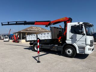 Ανατροπή + Γερανός Mercedes-Benz 2017 Atego 1624 **Λεβγιές** + Palfinger PK18002EH C 2014-thumb-3