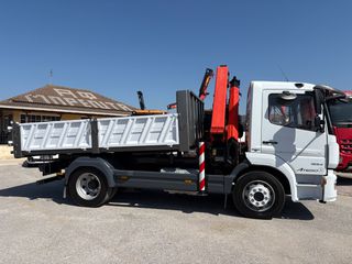 Ανατροπή + Γερανός Mercedes-Benz 2017 Atego 1624 **Λεβγιές** + Palfinger PK18002EH C 2014-thumb-7