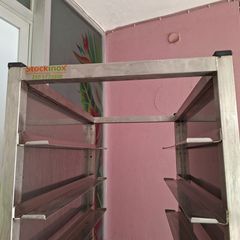 Καρότσι μεταφοράς 38*58*165 εκ, με 12 θέσεις για GN 1/1, με πλαϊνά inox. Μεταχειρισμένο. Ποιότητα & Τιμή Stockinox-thumb-11