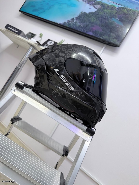 LS2 FF807 Dragon Forged Carbon + Interphone Link HD
