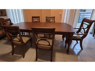 Τραπεζαρια σετ 6 καρέκλες , ashley furniture