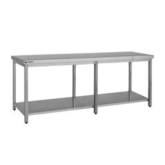 Τραπέζι Εργασίας Ανοξείδωτο 220x70x85Cm - Καινούργιο.