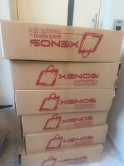 Σακούλες HDPE 80×70 λευκές γυαλιστερές – 20kg/κουτί – Καινούργιες