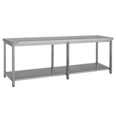 Τραπέζι Εργασίας Ανοξείδωτο 240x70x85Cm - Καινούργιο.
