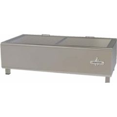 Καρβουνιέρα inox με ανοξείδωτες σχάρα 120x50x27cm AISI 430 ROASTER CGS4