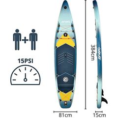 SET ENERO INFLATABLE SUP BOARD 384x81x15CM-thumb-8