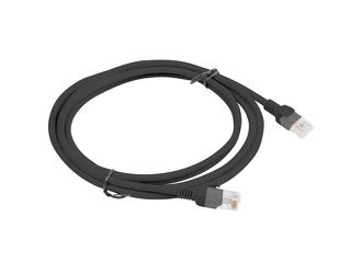LANBERG PATCHCORD RJ45 CAT. 5E UTP 2M BLACK-thumb-1