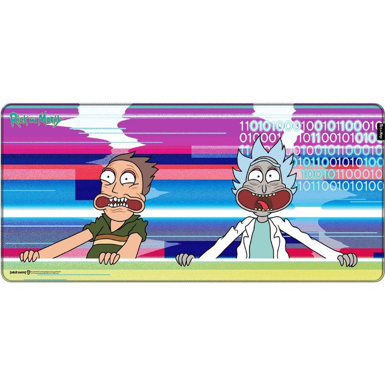 Rick And Morty - Mousepad Glitched XL