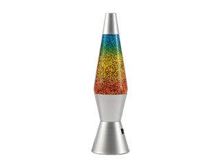 iTotal - Spaceship LED Glitter Lamp - Silver base and rainbow glitter (XL3340) / Baby and Children