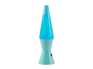 iTotal - Spaceship LED Lava Lamp - Light blue base, blue liquid and white wax (XL3332) / Baby and Children