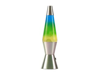 iTotal - Spaceship LED Lava Lamp with Chrome Base - Yellow/Blue (XL3322) / Baby and Children
