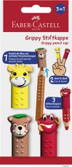 Faber‑Castell – Grippy Cap – Yellow, Blue and Red – 3 Assorted (BC 110704) / Toys