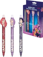 K‑Pop Demon Hunters – Erasable Gel Pen – 3 Pack (SR2510672) / Toys