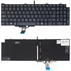 Πληκτρολόγιο - Laptop Keyboard για Dell Pro 16 Plus PB16250 PB16255 P135F PC16250 PC16255 025M84 25M84 0YJCJ4 06JFCM 09NP4C 0KYJ9H NSK-DATABC US Backlight Nο Frame Gray ( Κωδ.41572USBLNOFR )
