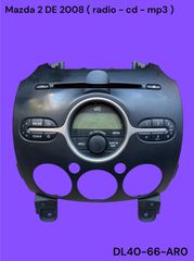 MAZDA 2 DE 2008-2014 ΜΕΤΑΧΕΙΡΙΣΜΕΝΑ ΑΝΤΑΛΛΑΚΤΙΚΑ ( κεντρική μονάδα ηχοσυστήματος ( πηγή ) radio - cd - mp3 με κωδικό DL40-66-AR0 )